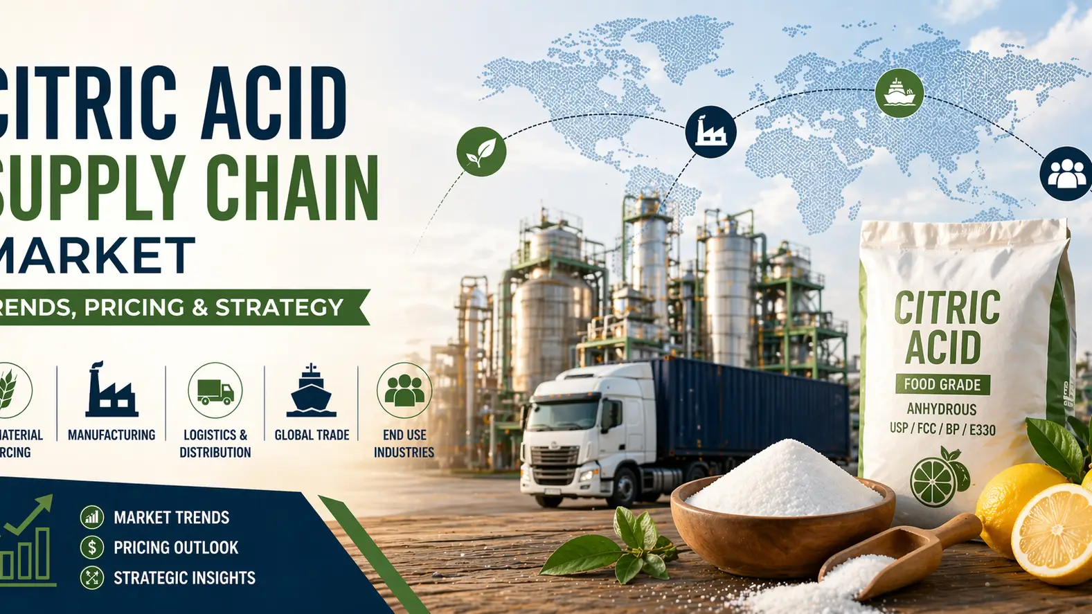 Citric Acid Supply Chain Marke: Trends, Pricing & Strategy