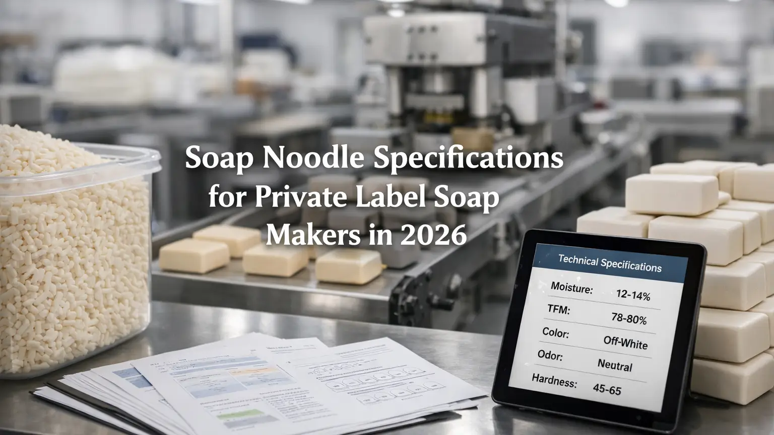 مواصفات Soap Noodle لصانعي الصابون ذوي العلامات الخاصة في عام 2026